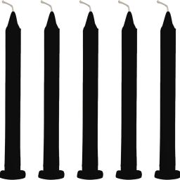 Black Candles Long Burning for Outdoor, Camping, Emergency, Survival - 5 Pack Candle-image-8