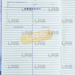 Proceeding Book/ Meeting Register for Offices/Companies - 38 Pages Proceeding Book for Offices/Companies - 38 Pages 1-Part Proceeding Register/ Meeting Register-picture-15