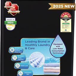 7 kg 5 Star with 10 Wash Program and Detergent Dispenser, Child Lock with Magic Filter Fully Automatic Top Load Black-image-77