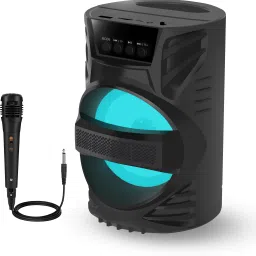 bogx Latest Karaoke Speaker with DJ Lights & Compatible With All Kind Of Smartphones 5 W Bluetooth Party Speaker-image-3