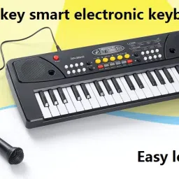 The 37 Key Piano Keyboard Toy with Recording, Mic and USB Cable for Power-72-11