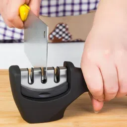 Knife Sharpener with Replaceable Head for Metal and Ceramic Knives Knife Sharpening Steel-image-51