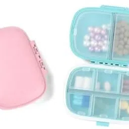 Travel Pill Organizer 8 Compartments Portable Pill Box Travel Pill Organizer 8 Compartments Portable Pill Box Pill Box-image-37
