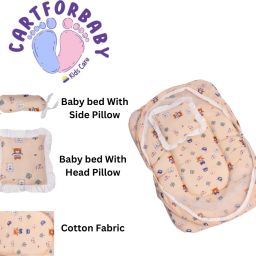 Baby Bed, Sleeping Bag & Carry Nest, Cotton Baby Bedding for New Born Sleeping Bag-image-63