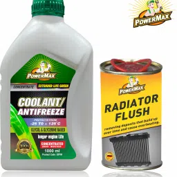 Antifreeze Green Concentrate 1:3 (1L) & Radiator Flush 300ml Coolant Green-14