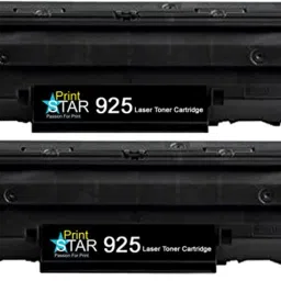 PrintStar 925 Black Toner Cartridge Pack of 2 Compatible for Canon Laser Shot LBP6018B, Canon imageCLASS MF3010 Black Ink Toner-3
