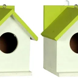 Bird House Bird Nest For Sparrow And Other Garden Birds Pack Of 2 Bird House-11
