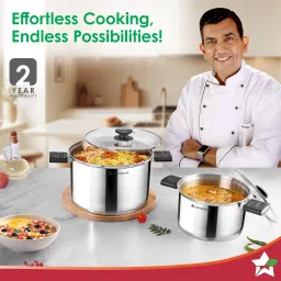wonderchef Click & Cook Pack of 2 Cook and Serve Casserole Set image 2