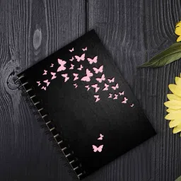 flipkart smartbuy Handmade paper wooden diary A5 Diary UNRULED 160 Pages image 3