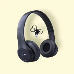 Bluetooth On-Ear Headphones with HD Sound, Foldable Design, and Built-In Mic_PS Bluetooth & Wired Headset-image-74