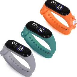 HYPERLEX 3 COMBO Stylish Digital LED Bracelet Band Wrist Watch for Kids, Boys & Men-image-78
