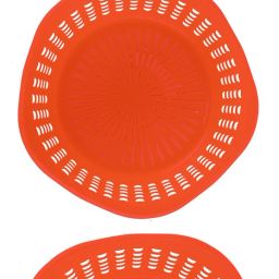 Set of 3 Multipurpose Plastic Baskets for Fruits Vegetables Chocolate Storage and Kitchen Fridge Dining Table Plastic Fruit & Vegetable Basket-16