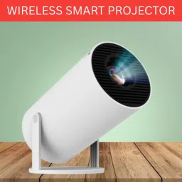 CLAIRBELL Smart (Projector) 1080P & 4K Support Rotatable Design With Netflix/Prime etcL87 (4500 lm / 1 Speaker / Wireless / Remote Controller) Portable Projector-27