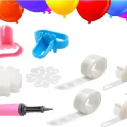Solid 2 Balloon Arch strip 200 Glue Dot 8 Flower Clip 1 Pump 1 Tool for Party Birthday Balloon-image-66