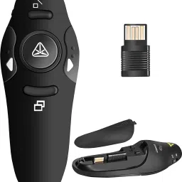 D25 Wireless Remote Control Pointer for PPT Presentation I Range 15m I 2.4 Ghz Laser Pointer Presenter Slide Changer Controller for Powerpoint PPT Slide Presenter-10
