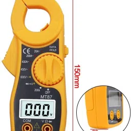atozshop11 MT-87 Mini Palm Size Digital Clamp Meter Electric Testing Digital Multimeter Digital Voltage Tester image 4