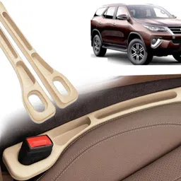 selifaur BGG415 2 Pcs Light Weight Car Seat Gap Filler (New storage slot)Fortuner 2016 Trunk Organizer-picture-36