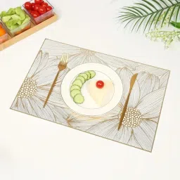 flipkart smartbuy Rectangular Pack of 4 Table Placemat image 4