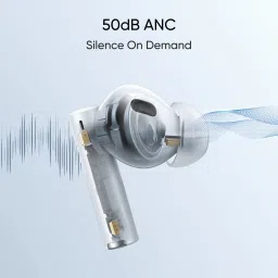 realme Buds Air 6 Pro with 50dB ANC, 360 Spatial Audio and upto 40 hours Playback Bluetooth Headset image 4
