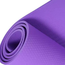 5mm Yoga Mat Diamond Cut Design For Women & Men Purple 5 mm Yoga Mat-image-1