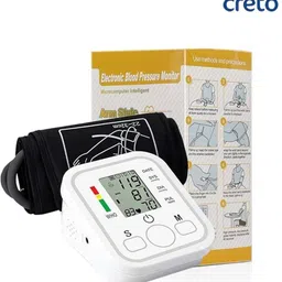 CRETO Blood Pressure Monitor, Upper Arm Cuff, Digital LCD Display with Memory Function Bp Monitor-image-29