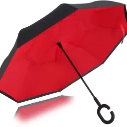 Windproof Double Layer Umbrella with Bottle Cover Umbrella-28