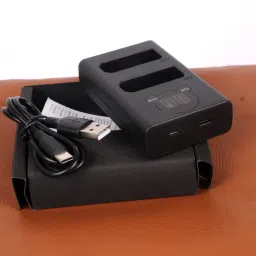 Lamkoti EN-EL-14 Dual type C charger for el14 batteryCamera Battery Charger-26