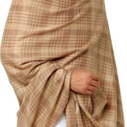 WEAVERS VILLA Pashmina, Wool Checkered Men Shawl-image-45