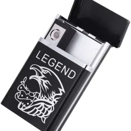EBL_002 Slide Cigarette Case Windproof Sleek Design Cool Looking Lighter For Smoking, Men, Gifts & Cigarettes, Cigar (Black) Pocket Lighter-picture-17