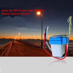 SYNTRINO Syntrino 230Volt Auto Day/Night on and Off Photocell LDR Sensor Water Proof Switch for outdoor Lighting Smart Sensor Light image 3