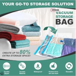 Small Vacuum Storage Bag – Pack of 10 Manual Vacuum Bag Sealer-picture-16