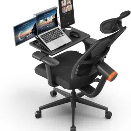 Ergonomic Office & Computer chair with Lumbar Support, 4D Armrest, Recline, Tray Mesh Office Executive Chair-51