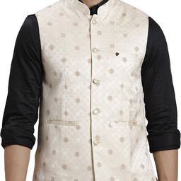 turtle Self Design Men Waistcoat-picture-9