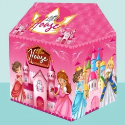 Sparkling fort style tent ideal for royal adventures and princess parties-image-50