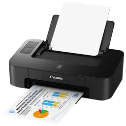 Canon Pixma TS207 Single Function Inkjet Printer with Low-Cost Cartridges (Dot Count Ink End Sensor, Black) image 3