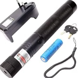 ITM TRADERS Rechargeable Green Laser Pointer Light with Charger, Battery and Lock Key-34