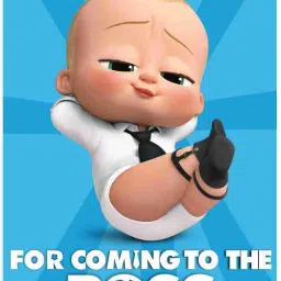 Boss Baby Theme Thank You Tags Thank u Cards for Return Gifts (20 Nos Cards and Glue Dots) Greeting Card-image-63