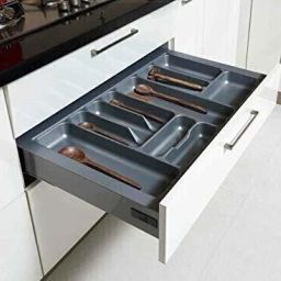DBR ABS Cutlery Tray for Kitchen Drawer D700mm x L535mm Disposable Plastic Cutlery Set-24