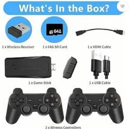VIXON Wireless Console Game Stick Video Game Console Classic Games 8 Bit Mini Retro 64 GB with retro games image 2