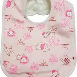 Soft Cotton Fabric with PVC on Back/Quick Dry Bibs for Babies/Newborns-image-42