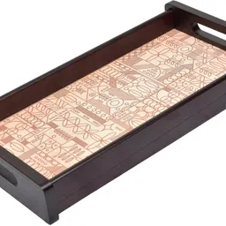 premsons Line Art Wooden Serving Tray – Medium Tray-picture-47