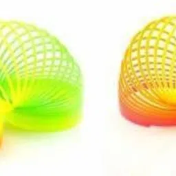 Rainbow Magic Spring Set of 2 Bouncy Stretchy Toy magic spring Gag Toy-1