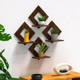 Square wall hanging Wall Shelf (Number of Shelves - 4)-picture-14