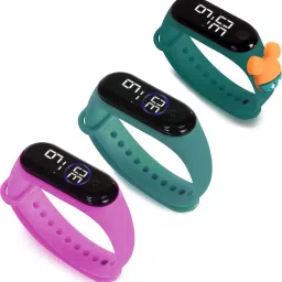 HYPERLEX 3 COMBO Stylish Digital LED Bracelet Band Wrist Watch for Kids, Boys & Men-image-81