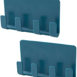 M/S DSNS Wall Mounted Butterfly Mobile Stand Mobile wall stand for charging, Plastic Wall Mount Charging Stand Mobile Holder (Blue Pack OF 2) Mobile Holder-14