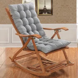 Cotton Solid Chair Pad Pack of 1-image-1