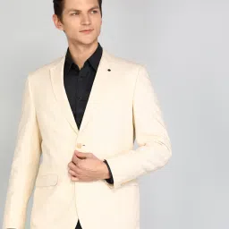 Men Checkered Single Breasted Formal Blazer-image-67