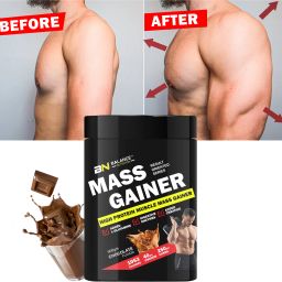 Mass Gainer, High Protein Gainer Powder | with Creatine & Digestive Enzymes Weight Gainers/Mass Gainers-image-61