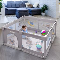 Baby Playpen Playard for Kids Play area with Safety Lock Upto 5 Years(150*150CM)-19