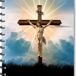 Jesus Christ on Cross Diary (RULED), Jesus Christ Diary, Cross Diary, Devotional Dairy, God Diary, Designer Diary, Journal, Notebook, Notepad A5 Diary Ruled 160 Pages-10
